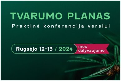 Bio-Circle dalyvauja konferencijoje „Tvarumo Planas 2024“!